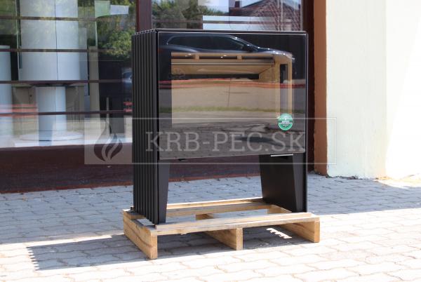 Hergóm GLANCE L voľne stojace liatinové krbové kachle krb-pec