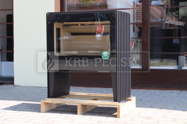 Hergóm GLANCE L voľne stojace liatinové krbové kachle krb-pec