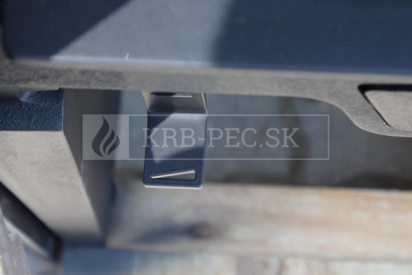 Hergóm GLANCE L voľne stojace liatinové krbové kachle krb-pec