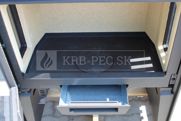 Hergóm GLANCE L voľne stojace liatinové krbové kachle krb-pec