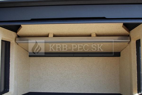 Hergóm GLANCE L voľne stojace liatinové krbové kachle krb-pec
