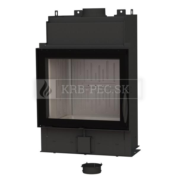 BeF Fire Bear 6 teplovzdušná krbová vložka rovná krb-pec