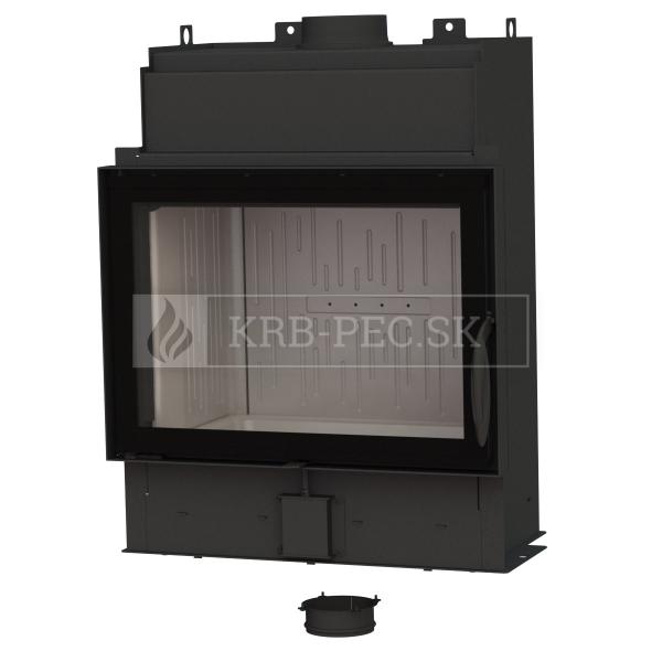 BeF Fire Bear 7 teplovzdušná krbová vložka rovná krb-pec
