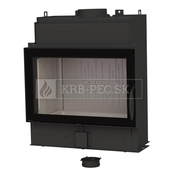 BeF Fire Bear 8 teplovzdušná krbová vložka rovná krb-pec