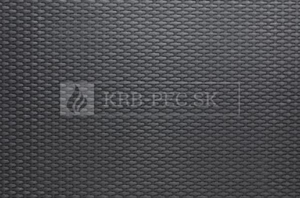 Keter Modena záhradný set nábytku grafitový (2 kreslá + konferenčný úložný stolík + dvojsedadlová pohovka) krb-pec