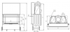 Kobok Chopok VD 1070/750 teplovzdušná krbová vložka s výsuvnými dvierkami krb-pec