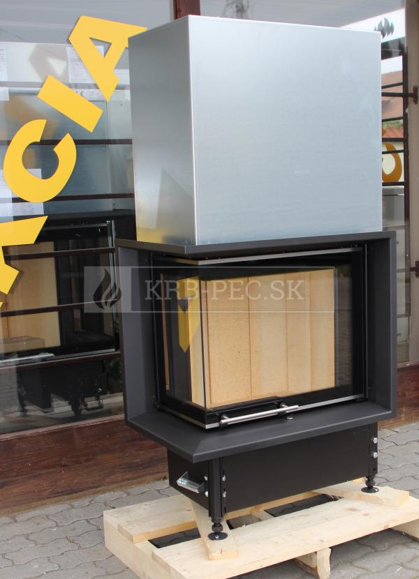 Kobok Chopok R 90 S380 VD L 650 510 SM štorstranrý rámik krb-pec