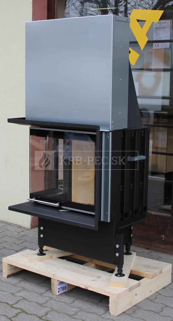 Kobok Chopok R 90 S380 VD L 650 510 SM štorstranrý rámik krb-pec