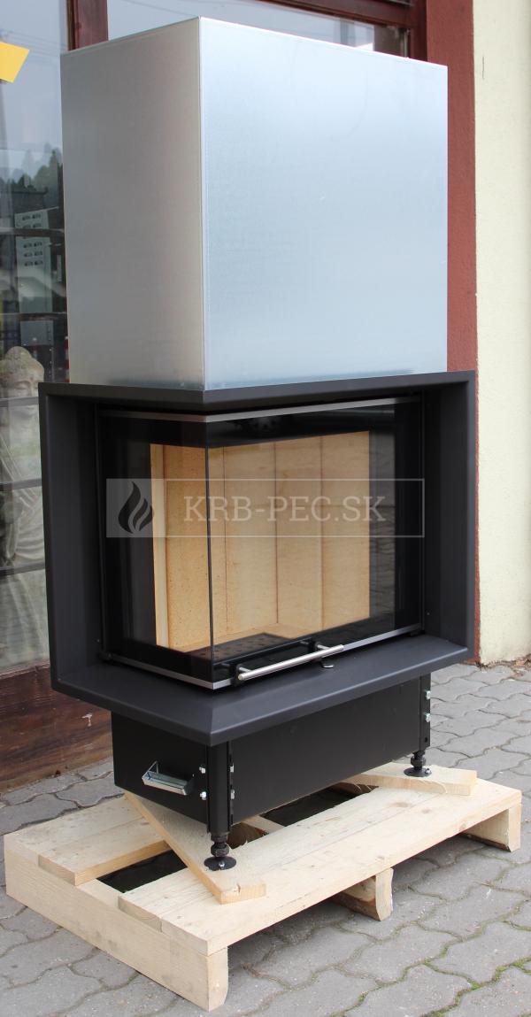 Kobok Chopok R 90 S380 VD L 650 510 SM štorstranrý rámik krb-pec