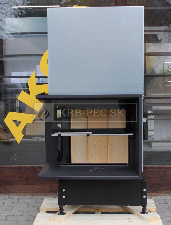 Kobok Chopok R 90 S380 VD L 650 510 SM štorstranrý rámik krb-pec