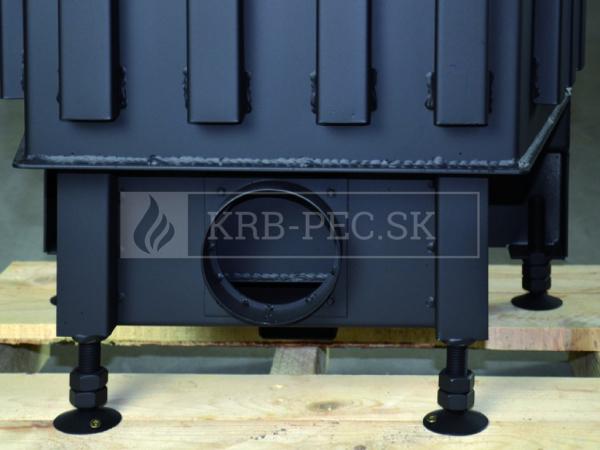 Kobok Chopok R 90 S/500 VD L/P 650/450 510 570 teplovzdušná rohová krbová vložka s výsuvnými dvierkami krb-pec
