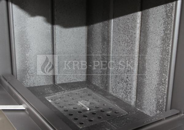 Kobok Chopok R90 67 VD P 720/510-S/500, SM, rám 3S VD, čierny šamot krb-pec