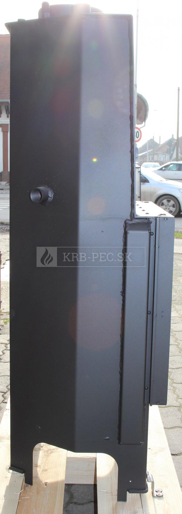 Kratki NADIA PW 10 W krbová vložka s rovným sklom a teplovodným výmenníkom krb-pec