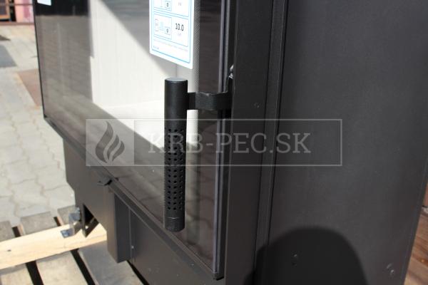 Kratki LUCY PW 16 krbová vložka s rovným sklom a  teplovodným výmenníkom krb-pec
