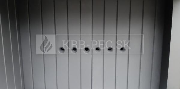 Kratki Lucy 12 BS P teplovzdušná krbová vložka s rohovým pravým presklením krb-pec