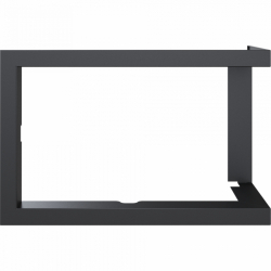 Kratki LUCY 14 BS P montážny rámik 90° krb-pec