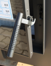 Kratki LUCY 12 SLIM BS L, čierny termotec, teplovzdušná krbová vložka s rohovým ľavým presklením krb-pec