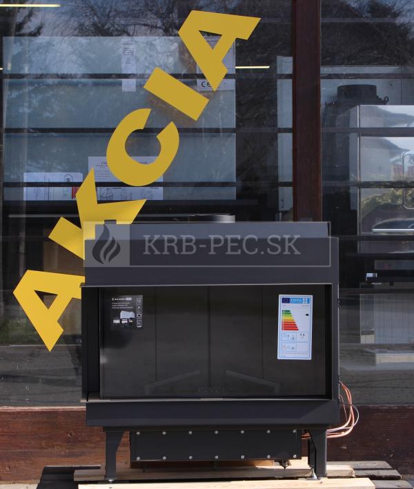 Kratki Leo 70 plynová krbová vložka s ľavým rohovým presklením krb-pec