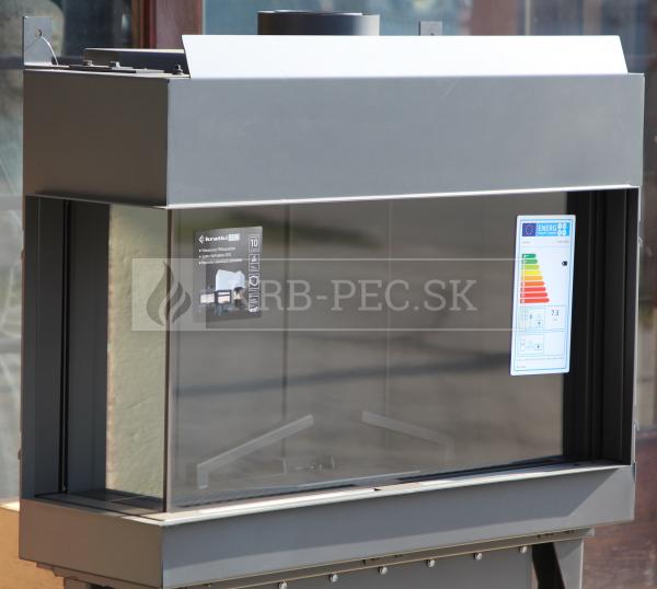 Kratki Leo 70 plynová krbová vložka s ľavým rohovým presklením krb-pec