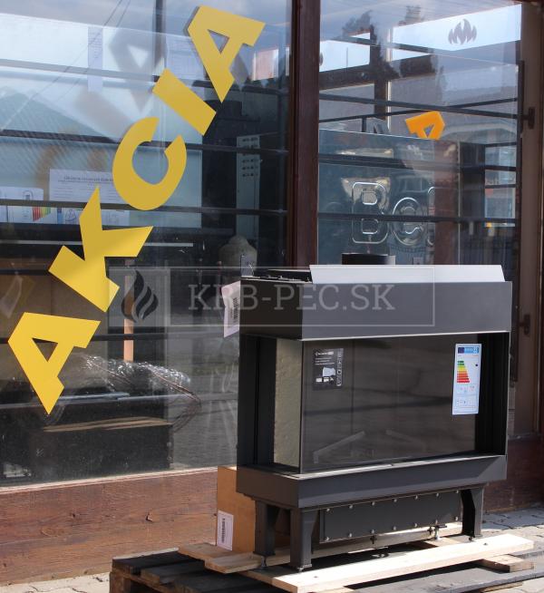 Kratki Leo 70 plynová krbová vložka s ľavým rohovým presklením krb-pec