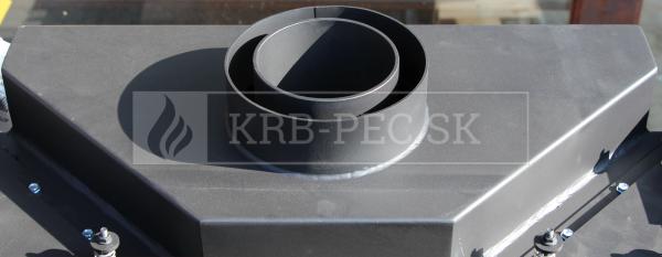 Kratki Leo 70 plynová krbová vložka s ľavým rohovým presklením krb-pec