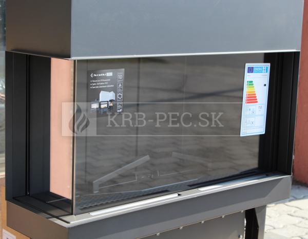 Kratki Leo 70 plynová krbová vložka s ľavým rohovým presklením krb-pec