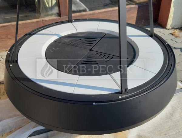 Hergóm MALLORCA exkluzívne oceľové krbové kachle krb-pec