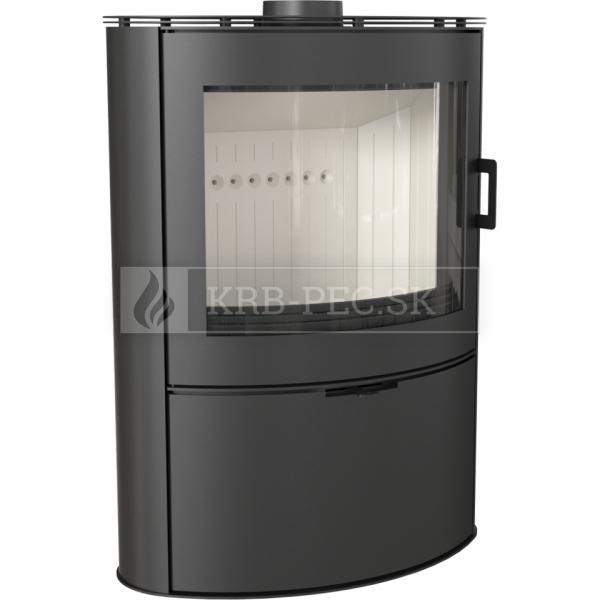 Kratki KOZA AB S/2 oceľové krbové kachle krb-pec