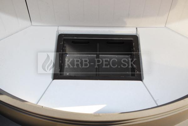 Kratki KOZA AB S/2 oceľové krbové kachle krb-pec
