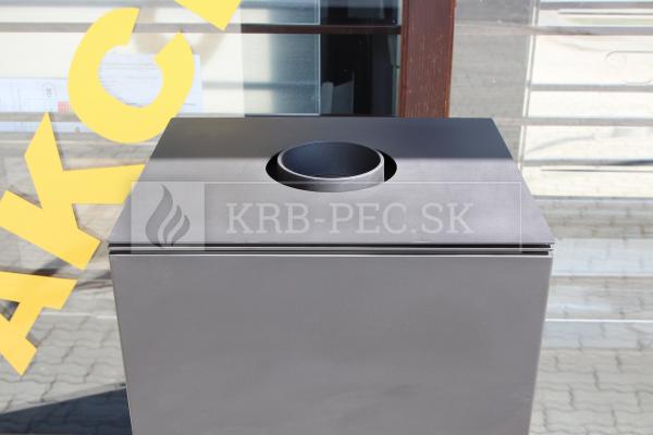 Kratki THOR 8 VIEW teplovzdušné oceľové krbové kachle s trojstranným presklením krb-pec