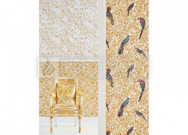 A.S. Création - Versace Wallpaper IV #37053-2 luxusná vliesová tapeta s vinylovým povrchom krb-pec