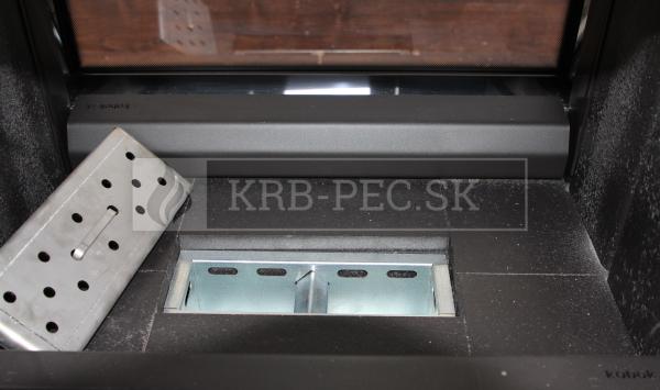 Kobok Chopok O 67 VD 740/510, rám, čierny šamot krb-pec