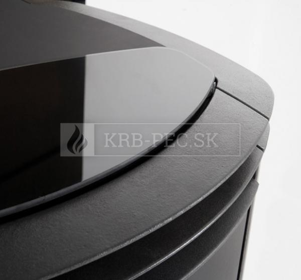  La Nordica Norma S EVO Idro D.S.A krbové kachle s presklením a teplovodným výmenníkom krb-pec