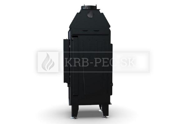 Defro Home Intra XSM BP MINI oceľová krbová vložka s rohovým dizajnovým sklom krb-pec
