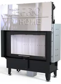 Defro Home Intra LA G oceľová rovná teplovzdušná krbová vložka s výsuvným otváraním