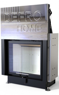 Defro Home Portal ME G oceľová teplovzdušná krbová vložka s výsuvným otváraním