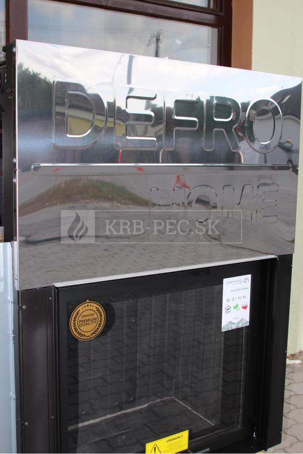 Defro Home Portal ME G oceľová teplovzdušná krbová vložka s výsuvným otváraním krb-pec