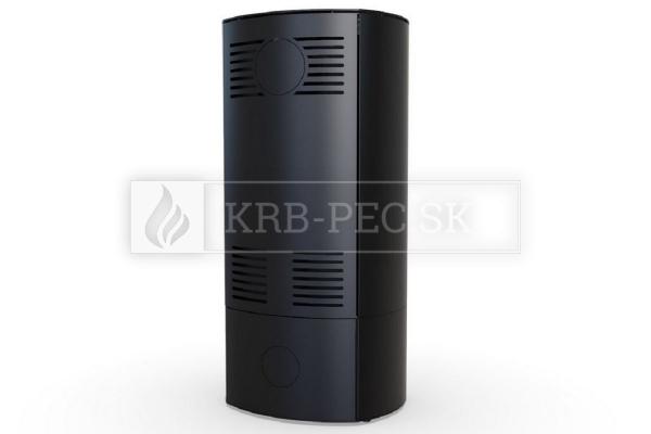 Defro Home Orbis oceľové krbové kachle s polkruhovým presklením krb-pec