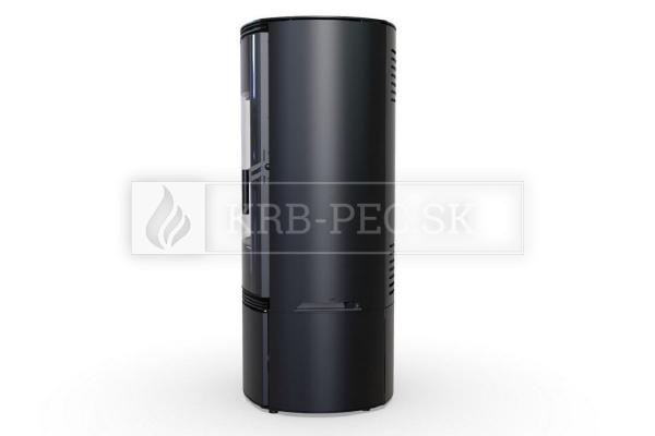 Defro Home Orbis oceľové krbové kachle s polkruhovým presklením krb-pec