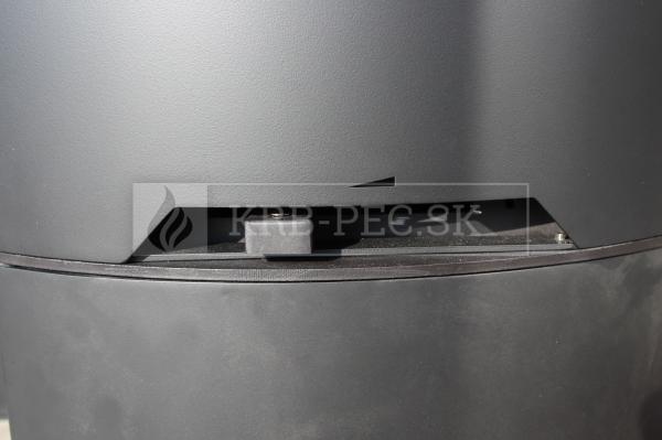 Defro Home Orbis oceľové krbové kachle s polkruhovým presklením krb-pec