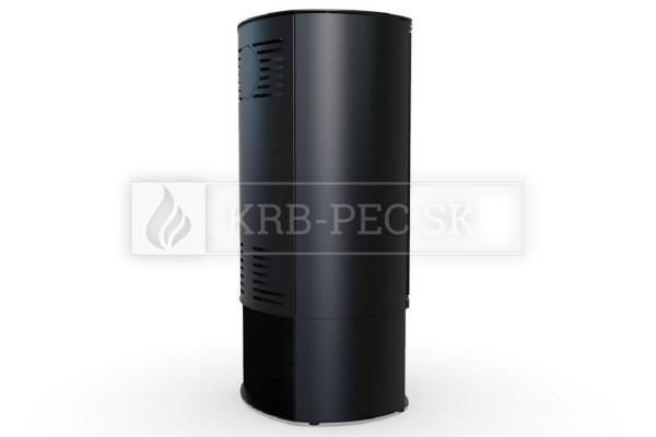 Defro Home Orbis LOG oceľové krbové kachle s polkruhovým presklením krb-pec