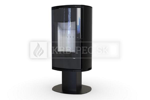 Defro Home Orbis TOP oceľové krbové kachle s polkruhovým presklením krb-pec