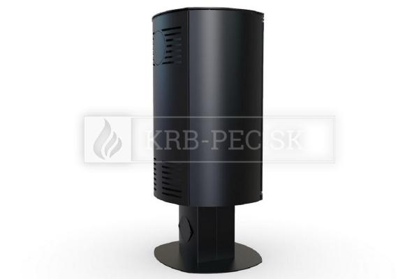 Defro Home Orbis TOP oceľové krbové kachle s polkruhovým presklením krb-pec