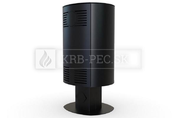 Defro Home Orbis TOP oceľové krbové kachle s polkruhovým presklením krb-pec