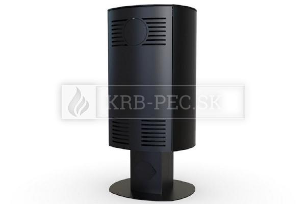 Defro Home Orbis TOP oceľové krbové kachle s polkruhovým presklením krb-pec