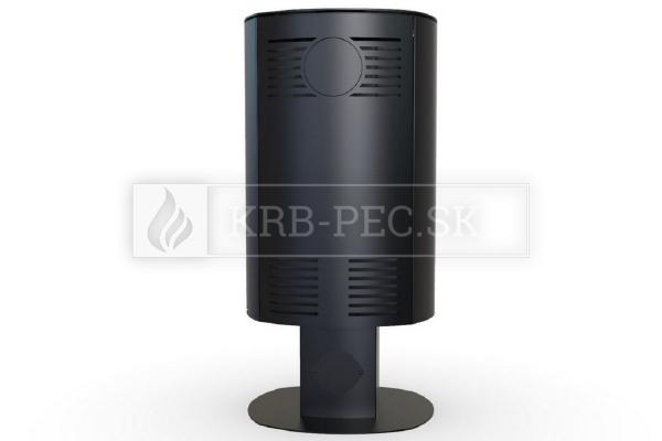 Defro Home Orbis TOP oceľové krbové kachle s polkruhovým presklením krb-pec