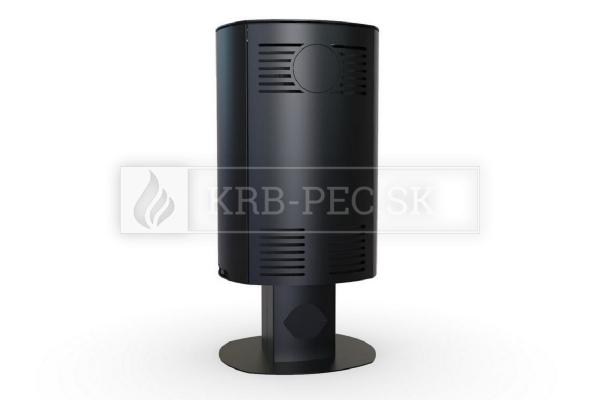 Defro Home Orbis TOP oceľové krbové kachle s polkruhovým presklením krb-pec