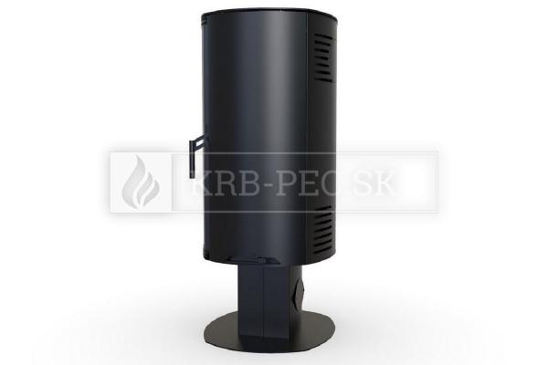 Defro Home Orbis TOP oceľové krbové kachle s polkruhovým presklením krb-pec