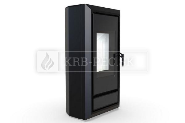 Defro Home IGNIS oceľové krbové kachle s veľkým vertikálnym presklením krb-pec