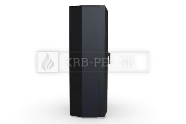 Defro Home IGNIS oceľové krbové kachle s veľkým vertikálnym presklením krb-pec